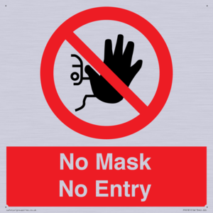 No Mask No Entry